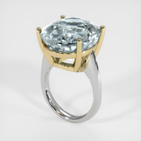 18.94 Ct. Gemstone Ring, 14K Yellow & White 2