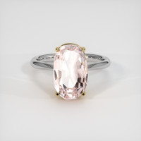 6.33 Ct. Gemstone Ring, 14K Yellow & White 1