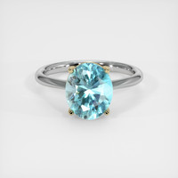 4.81 Ct. Gemstone Ring, 14K Yellow & White 1