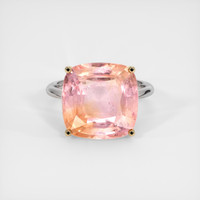 12.48 Ct. Sapphire Ring, 14K Yellow & White 1