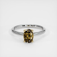 1.15 Ct. Gemstone Ring, 18K Yellow & White 1