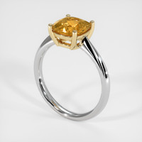 2.13 Ct. Gemstone Ring, 18K Yellow & White 2