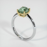 1.82 Ct. Sapphire Ring, 18K Yellow & White 2