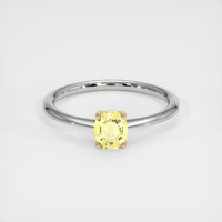 0.78 Ct. Sapphire Ring, 18K Yellow & White 1