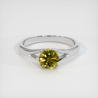 1.37 Ct. Sapphire Ring, Platinum 950 1