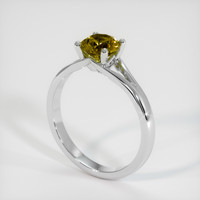 1.37 Ct. Sapphire Ring, Platinum 950 2