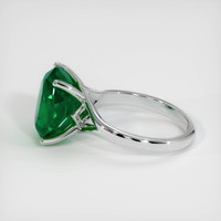 4.54 Ct. Emerald Ring, Platinum 950 4