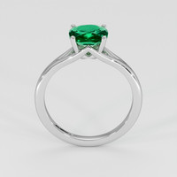 1.09 Ct. Emerald Ring, Platinum 950 3