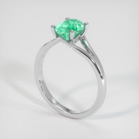 2.00 Ct. Emerald Ring, Platinum 950 2