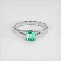 1.27 Ct. Emerald Ring, Platinum 950 1