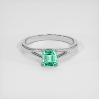1.27 Ct. Emerald Ring, Platinum 950 1