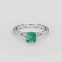 1.45 Ct. Emerald Ring, Platinum 950 1