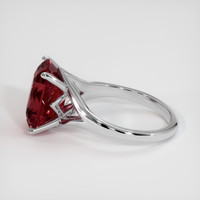 6.74 Ct. Red Almandine Garnet Ring, Platinum 950 4