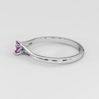 0.42 Ct. Purple Sapphire Ring, Platinum 950 4