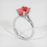 4.50 Ct. Padparadscha Sapphire Ring, Platinum 950 2