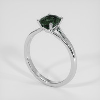 1.30 Ct. Green Sapphire Ring, Platinum 950 2