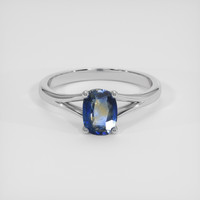 1.43 Ct. Bi Color Sapphire Ring, Platinum 950 1