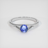 1.05 Ct. Blue Sapphire Ring, Platinum 950 1