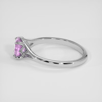 0.79 Ct. Pinkish Purple Sapphire Ring, Platinum 950 4