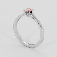 0.42 Ct. Bi Color Sapphire Ring, Platinum 950 2