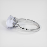 4.25 Ct. Grey Sapphire Ring, Platinum 950 4