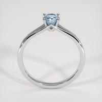 0.59 Ct. Greyish Blue Sapphire Ring, Platinum 950 3