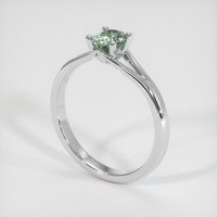 0.58 Ct. Sapphire Ring, Platinum 950 2