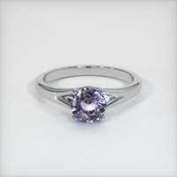 0.74 Ct. Purple Sapphire Ring, Platinum 950 1