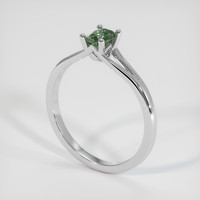0.67 Ct. Sapphire Ring, Platinum 950 2