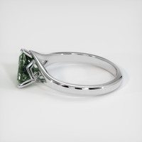 1.23 Ct. Green Sapphire Ring, Platinum 950 4