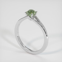 0.78 Ct. Sapphire Ring, Platinum 950 2