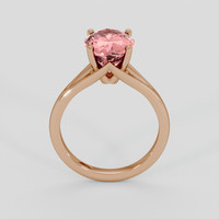 3.44 Ct. Pink Tourmaline Ring, 14K Rose Gold 3
