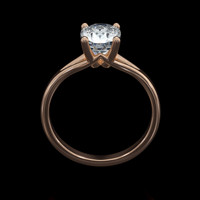 1.40 Ct. Gemstone Ring, 14K Rose Gold 3