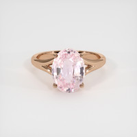 3.21 Ct. Sapphire Ring, 14K Rose Gold 1