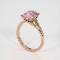 3.21 Ct. Sapphire Ring, 14K Rose Gold 2