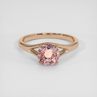 1.86 Ct. Padparadscha Sapphire Ring, 14K Rose Gold 1
