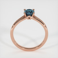 0.77 Ct. Sapphire Ring, 18K Rose Gold 3