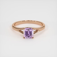 1.41 Ct. Sapphire Ring, 18K Rose Gold 1