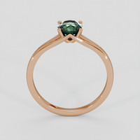 1.24 Ct. Green Sapphire Ring, 18K Rose Gold 3