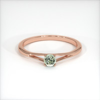 0.47 Ct. Sapphire Ring, 18K Rose Gold 1