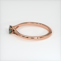 0.61 Ct. Sapphire Ring, 18K Rose Gold 4