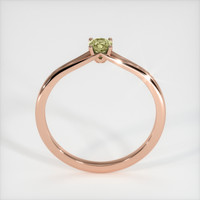 0.48 Ct. Sapphire Ring, 18K Rose Gold 3