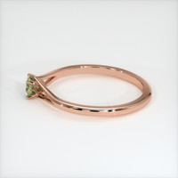 0.48 Ct. Sapphire Ring, 18K Rose Gold 4