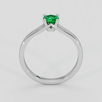 0.34 Ct. Emerald Ring, Silver 3