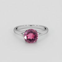 2.45 Ct. Pink Spinel Ring, Silver 1