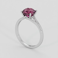 2.45 Ct. Pink Spinel Ring, Silver 2