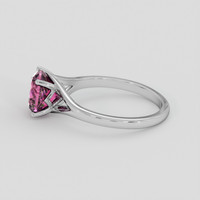 2.45 Ct. Pink Spinel Ring, Silver 4