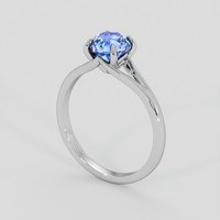 1.40 Ct. Blue Sapphire Ring, Silver 2