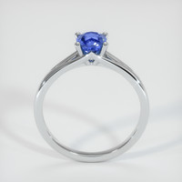 0.79 Ct. Blue Sapphire Ring, 10K White Gold 3