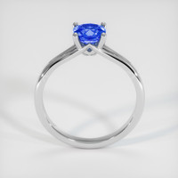 0.94 Ct. Blue Sapphire Ring, 10K White Gold 3